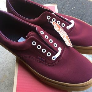 Vans Era 59 Brand New size 13 Burgundy w/ Gum Sole